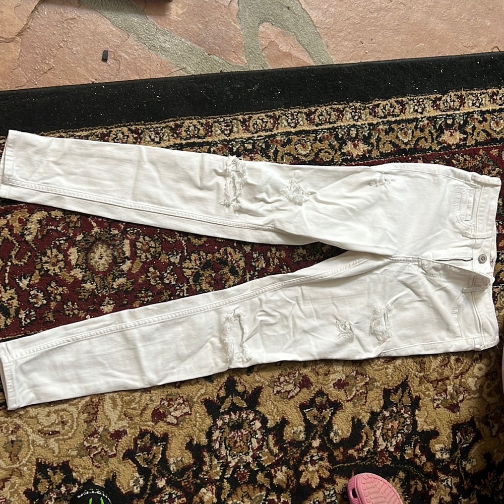 super cute bright white hollister skinny jeans